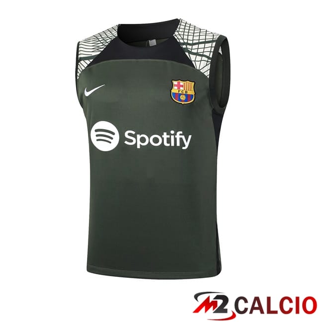 Maglie Calcio Personalizzate,Tute Calcio Squadre,Maglia Nazionale Italiana Calcio | Canotta Allenamento FC Barcellona + Pantaloncini Verde 2024/2025