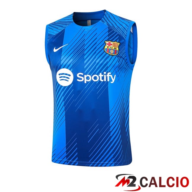 Maglie Calcio Personalizzate,Tute Calcio Squadre,Maglia Nazionale Italiana Calcio | Canotta Allenamento FC Barcellona + Pantaloncini Blu 2024/2025