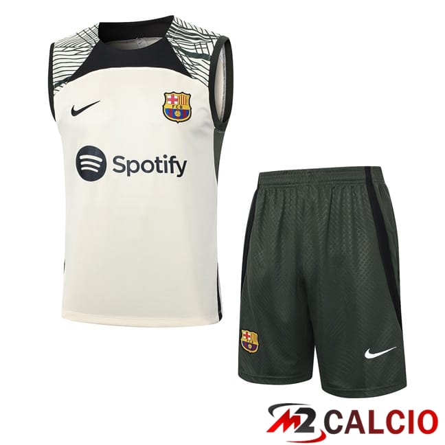 Maglie Calcio Personalizzate,Tute Calcio Squadre,Maglia Nazionale Italiana Calcio | Canotta Allenamento FC Barcellona + Pantaloncini Giallo 2024/2025