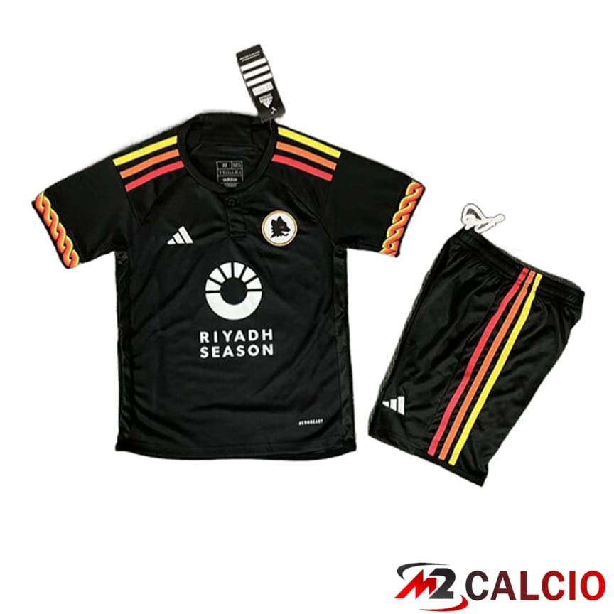 Maglie Calcio Personalizzate,Tute Calcio Squadre,Maglia Nazionale Italiana Calcio | Maglie Calcio AS Roma Bambino Terza 2023/2024