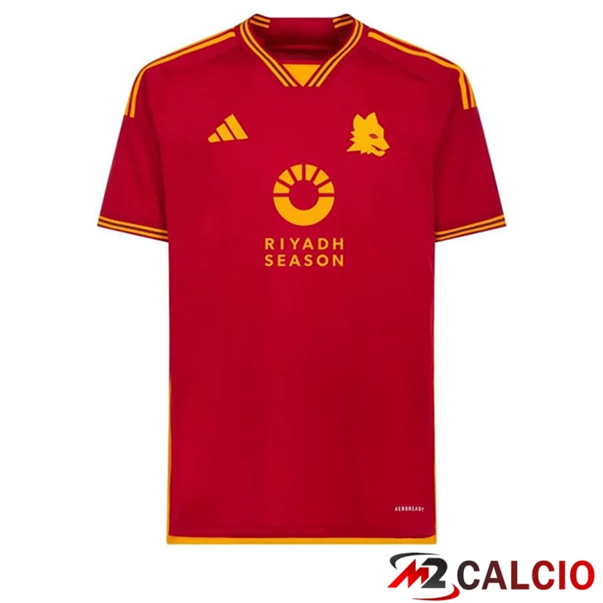 Maglie Calcio Personalizzate,Tute Calcio Squadre,Maglia Nazionale Italiana Calcio | Maglie Calcio AS Roma Sponsor Prima 2023/2024