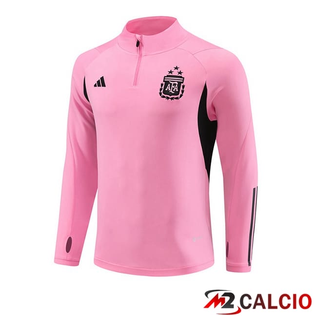 Maglie Calcio Personalizzate,Tute Calcio Squadre,Maglia Nazionale Italiana Calcio | Felpa Allenamento Argentina Rosa 2024/2025