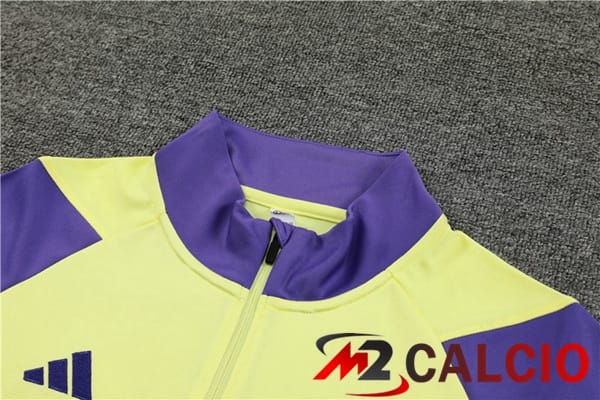 Insieme Tuta Calcio Real Madrid Giallo Viola 2024/2025