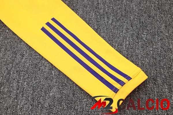 Insieme Tuta Calcio Real Madrid Viola Giallo 2024/2025