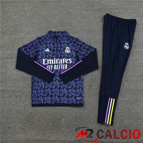 Insieme Tuta Calcio Real Madrid Blu Reale 2024/2025