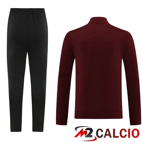 Insieme Tuta Calcio - Giacca AS Roma Rosso 2024/2025