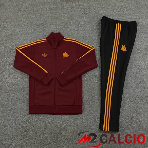 Insieme Tuta Calcio - Giacca AS Roma Rosso 2024/2025