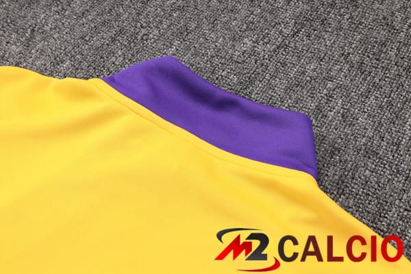 Insieme Tuta Calcio - Giacca Real Madrid Giallo Viola 2024/2025