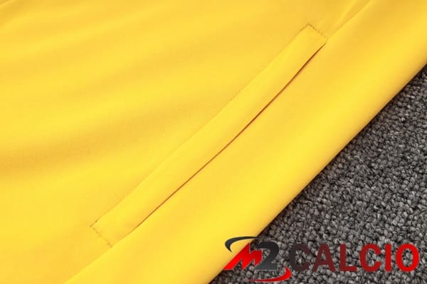 Insieme Tuta Calcio - Giacca Real Madrid Giallo Viola 2024/2025
