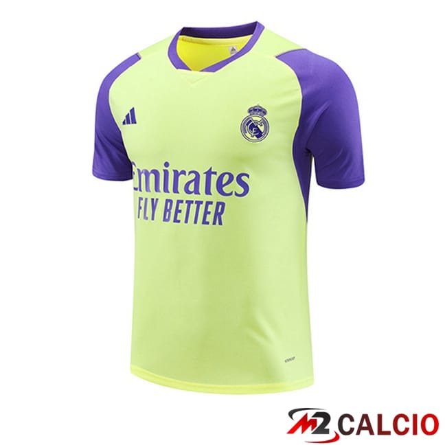 T Shirt Allenamento Real Madrid Giallo 2024/2025