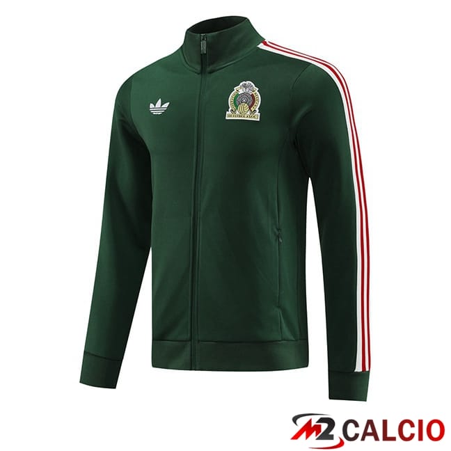 Maglie Calcio Personalizzate,Tute Calcio Squadre,Maglia Nazionale Italiana Calcio | Giacca Calcio Messico Verde 2024/2025