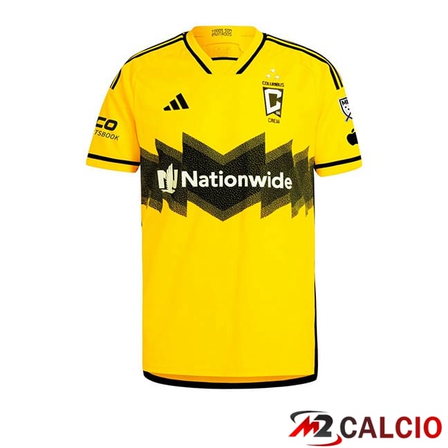 Maglie Calcio Personalizzate,Tute Calcio Squadre,Maglia Nazionale Italiana Calcio | Maglie Calcio Columbus Crew Prima Giallo 2024/2025