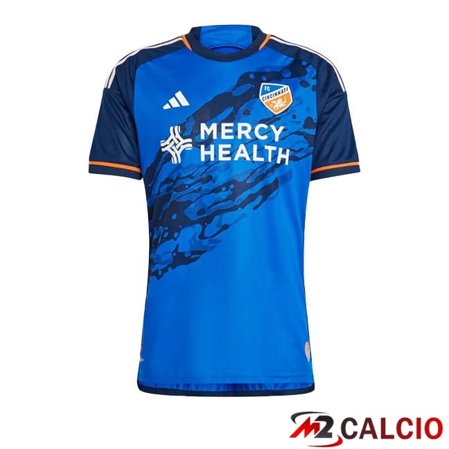 Maglie Calcio Personalizzate,Tute Calcio Squadre,Maglia Nazionale Italiana Calcio | Maglie Calcio FC Cincinnati Prima Blu 2024/2025
