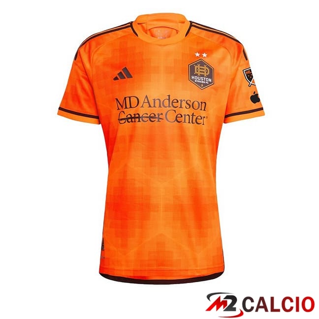 Maglie Calcio Personalizzate,Tute Calcio Squadre,Maglia Nazionale Italiana Calcio | Maglie Calcio Houston Dynamo Prima Giallo 2024/2025
