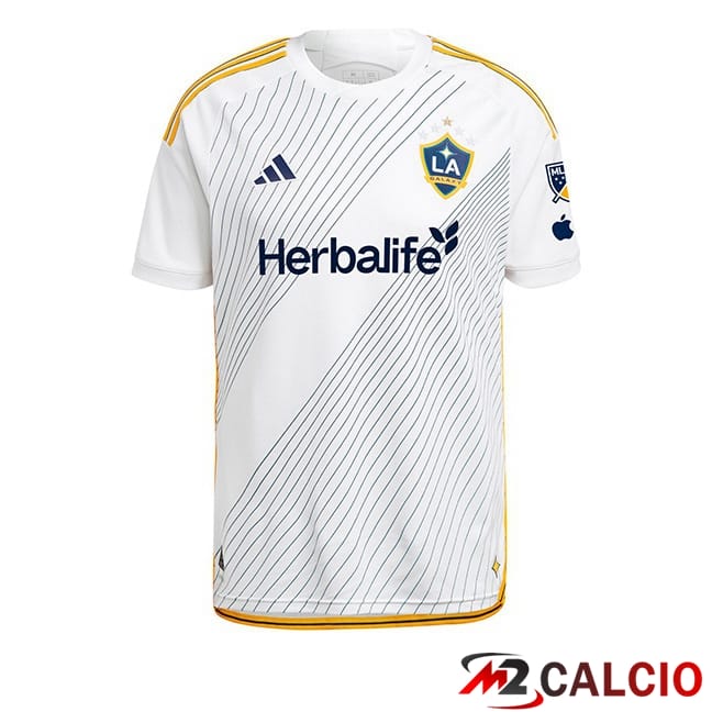 Maglie Calcio Personalizzate,Tute Calcio Squadre,Maglia Nazionale Italiana Calcio | Maglie Calcio LA Galaxy Prima Bianco 2024/2025