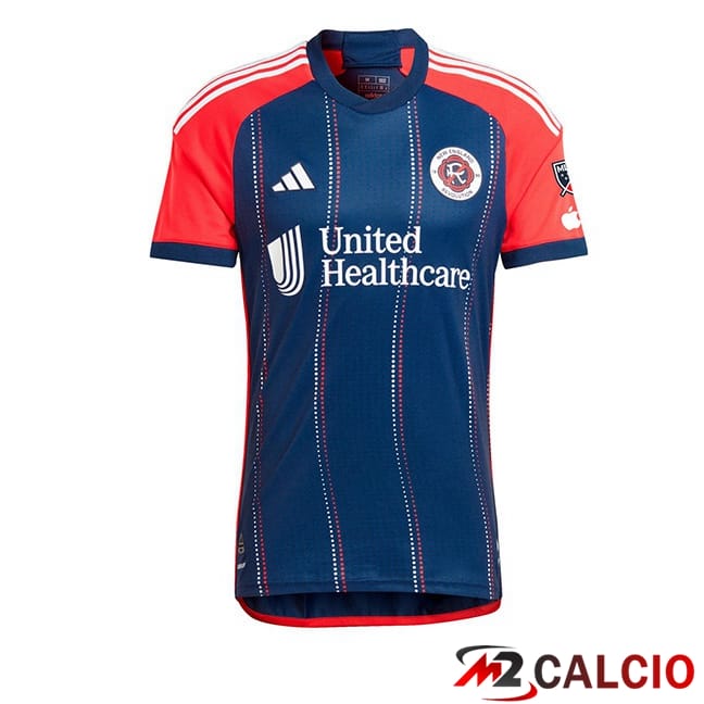 Maglie Calcio Personalizzate,Tute Calcio Squadre,Maglia Nazionale Italiana Calcio | Maglie Calcio New England Revolution Prima Blu 2024/2025