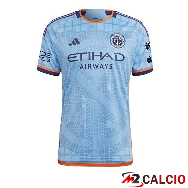 Maglie Calcio Personalizzate,Tute Calcio Squadre,Maglia Nazionale Italiana Calcio | Maglie Calcio New York City Prima Blu 2024/2025