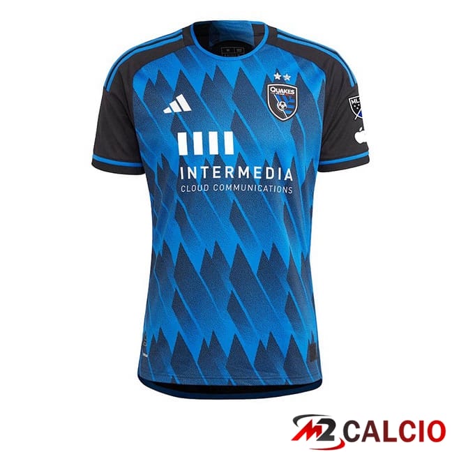Maglie Calcio Personalizzate,Tute Calcio Squadre,Maglia Nazionale Italiana Calcio | Maglie Calcio San Jose Earthquakes Prima Blu 2024/2025