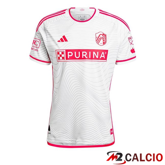 Maglie Calcio Personalizzate,Tute Calcio Squadre,Maglia Nazionale Italiana Calcio | Maglie Calcio St.Louis City FC Seconda Bianco 2024/2025