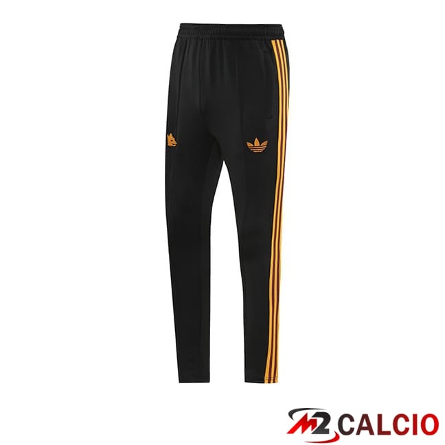Maglie Calcio Personalizzate,Tute Calcio Squadre,Maglia Nazionale Italiana Calcio | Pantaloni Da Allenamento AS Roma Nero 2024/2025