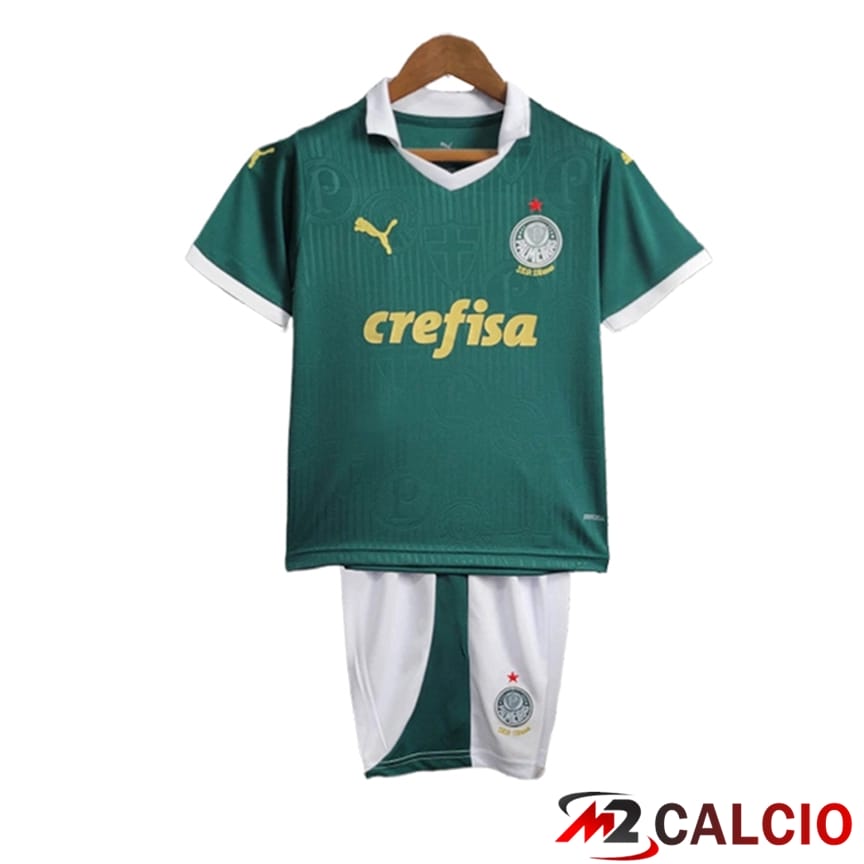 Maglie Calcio Personalizzate,Tute Calcio Squadre,Maglia Nazionale Italiana Calcio | Maglie Calcio Palmeiras Bambino Prima 2024/2025