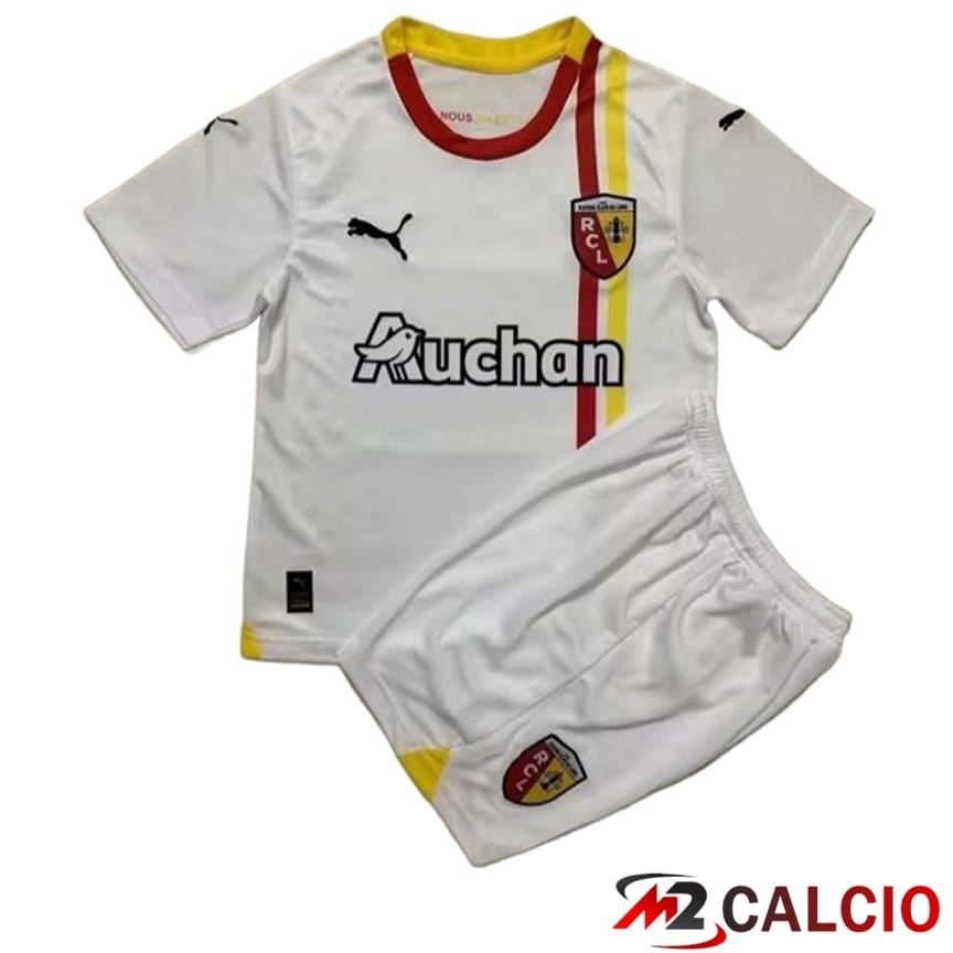 Maglie Calcio Personalizzate,Tute Calcio Squadre,Maglia Nazionale Italiana Calcio | Maglie Calcio RC Lens Bambino Prima 2023/2024
