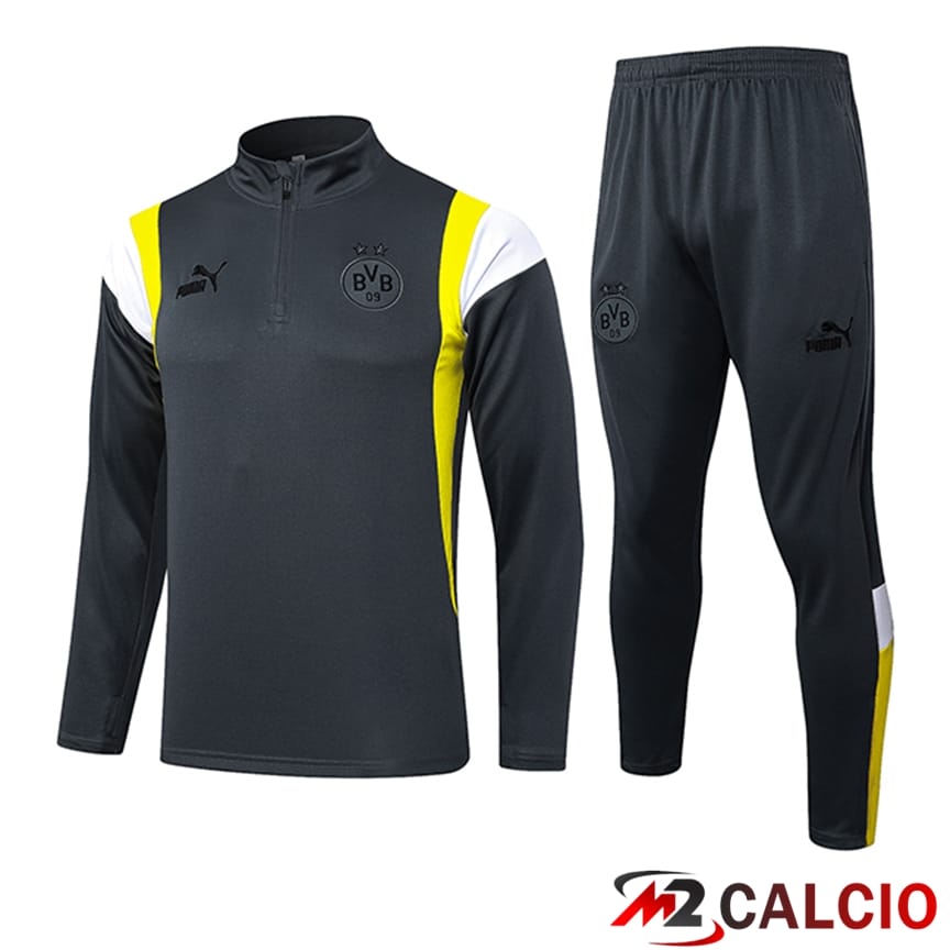 Insieme Tuta Calcio Dortmund Grigio 2023/2024