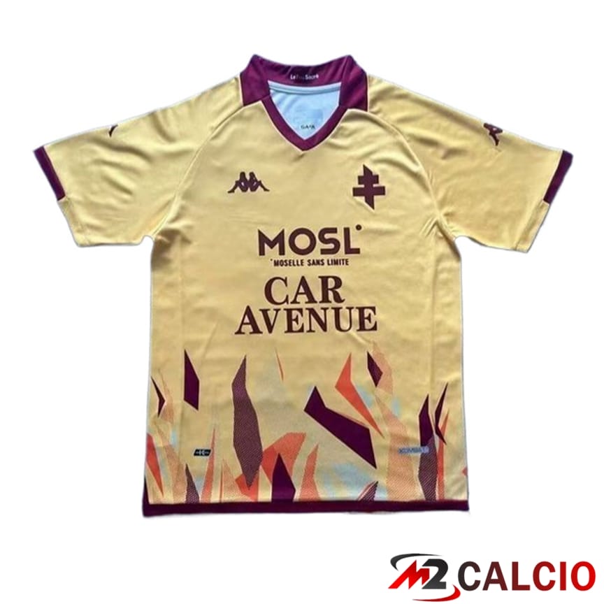 Maglie Calcio Personalizzate,Tute Calcio Squadre,Maglia Nazionale Italiana Calcio | Maglie Calcio FC Metz Seconda 2023/2024