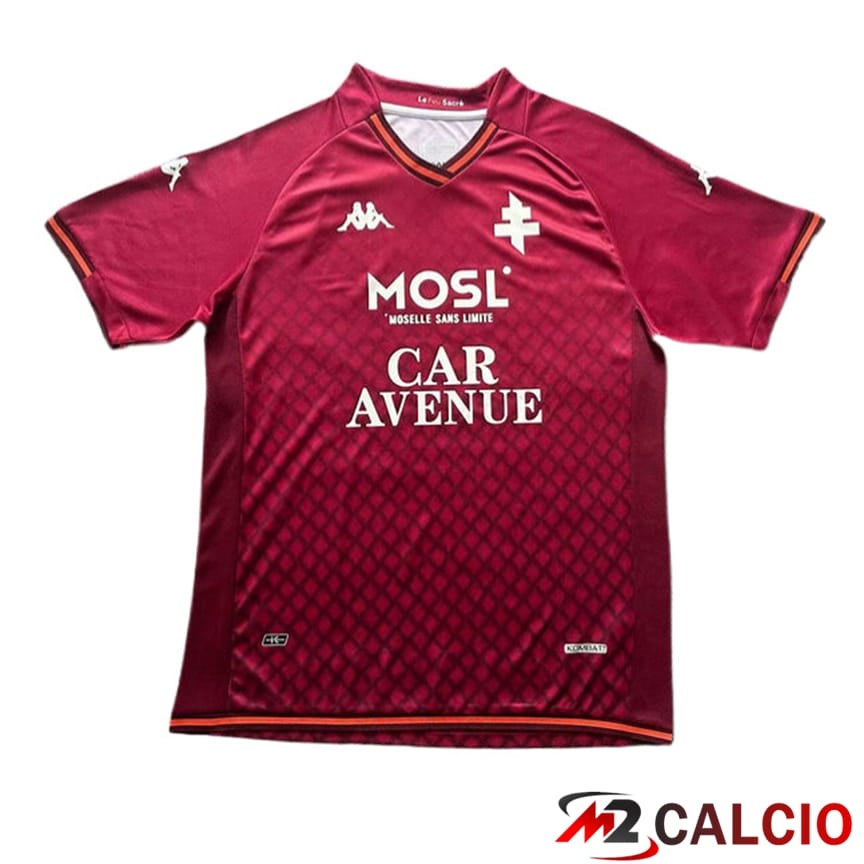 Maglie Calcio Personalizzate,Tute Calcio Squadre,Maglia Nazionale Italiana Calcio | Maglie Calcio FC Metz Prima 2023/2024
