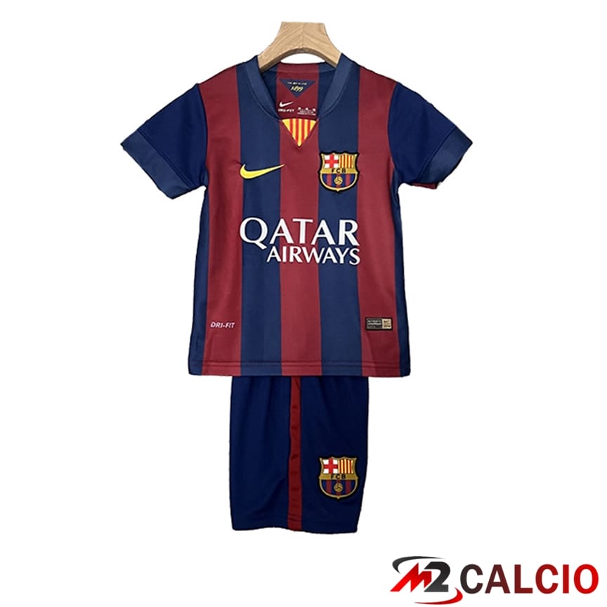 Maglie Calcio Personalizzate,Tute Calcio Squadre,Maglia Nazionale Italiana Calcio | Maglie Calcio FC Barcellona Retro Bambino Prima 2014/2015