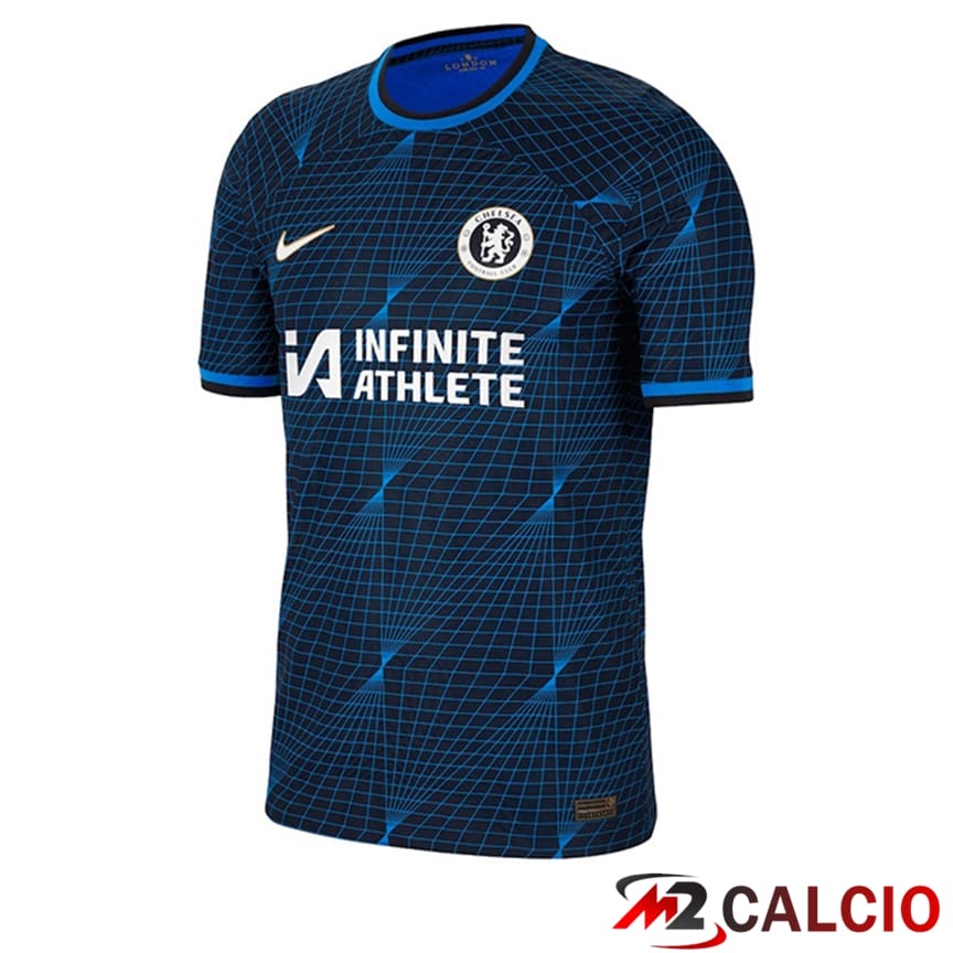 Maglie Calcio Personalizzate,Tute Calcio Squadre,Maglia Nazionale Italiana Calcio | Maglie Calcio FC Chelsea Sponsor Seconda 2023/2024