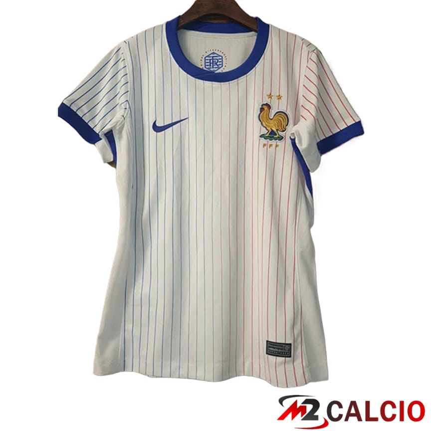 Maglie Calcio Personalizzate,Tute Calcio Squadre,Maglia Nazionale Italiana Calcio | Maglie Calcio Francia Donna Seconda 2024/2025