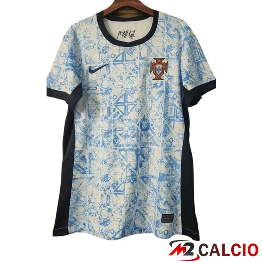 Maglie Calcio Personalizzate,Tute Calcio Squadre,Maglia Nazionale Italiana Calcio | Maglie Calcio Portogallo Donna Seconda 2024/2025