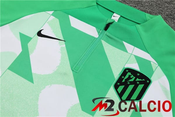 Insieme Tuta Calcio Atletico Madrid Verde 2024/2025