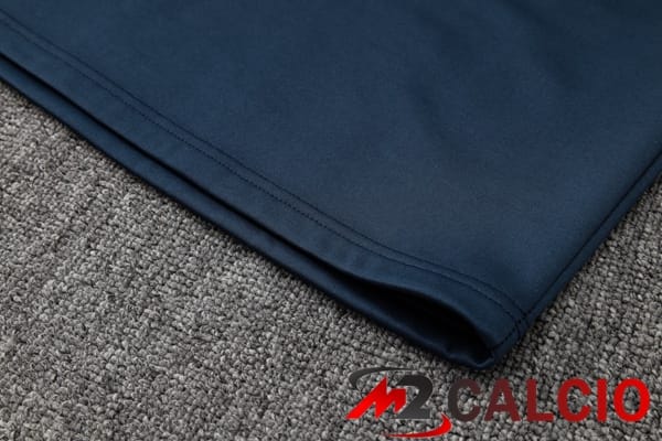 Tuta Calcio - Felpa Cappuccio Brasile Blu Reale 2024/2025