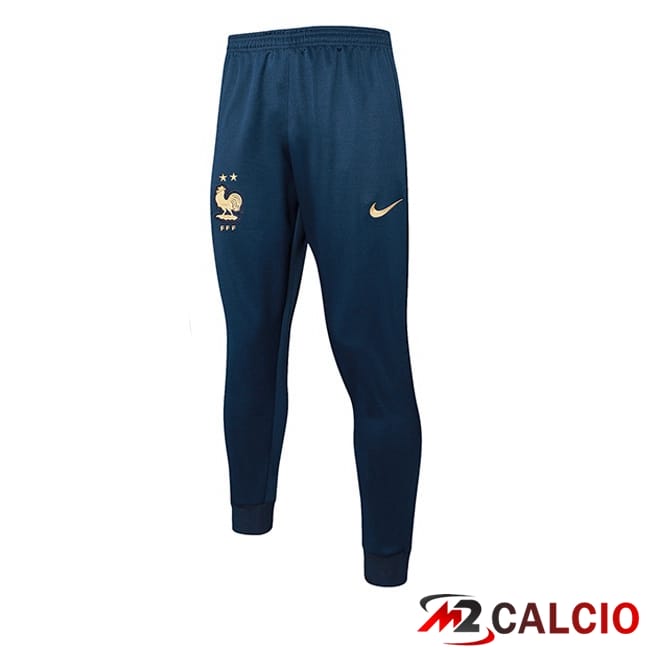 Maglie Calcio Personalizzate,Tute Calcio Squadre,Maglia Nazionale Italiana Calcio | Pantaloni Da Allenamento Francia Blu Reale 2024/2025