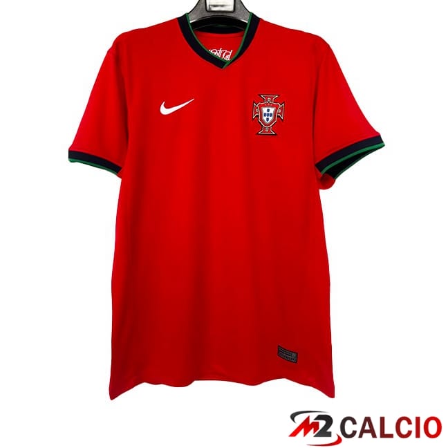 Maglie Calcio Equipe De Portogallo Prima Rosso Versione Trapelata UEFA Euro 2024