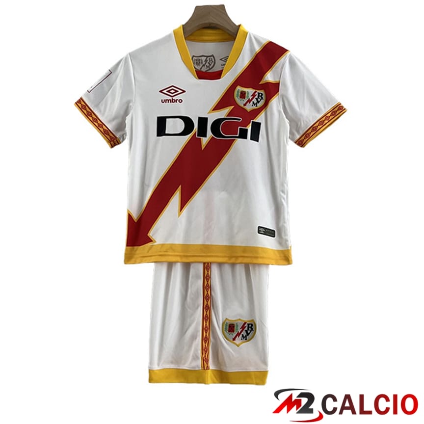 Maglie Calcio Personalizzate,Tute Calcio Squadre,Maglia Nazionale Italiana Calcio | Maglie Calcio Rayo Vallecano Bambino Prima 2023/2024
