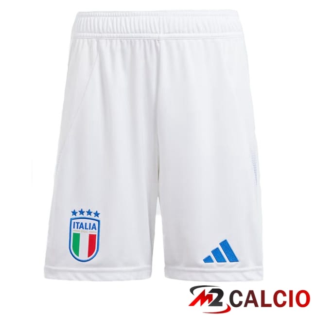 Maglie Calcio Personalizzate,Tute Calcio Squadre,Maglia Nazionale Italiana Calcio | Pantaloncini Calcio Italia Prima Bianco 2024/2025