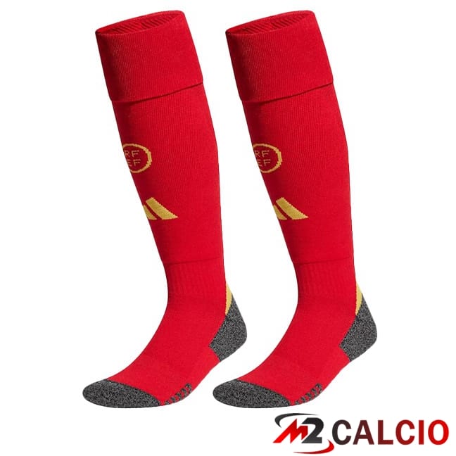 Maglie Calcio Personalizzate,Tute Calcio Squadre,Maglia Nazionale Italiana Calcio | Calzini Calcio Spagna Prima Rosso 2024/2025