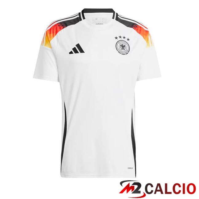 Maglie Calcio Personalizzate,Tute Calcio Squadre,Maglia Nazionale Italiana Calcio | Maglie Calcio Germania Prima Bianco UEFA Euro 2024