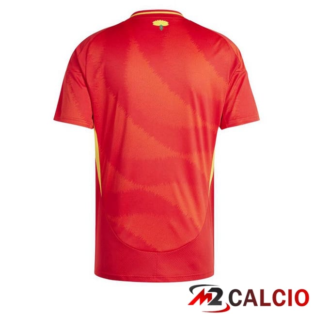 Maglie Calcio Spagna Prima Rosso UEFA Euro 2024