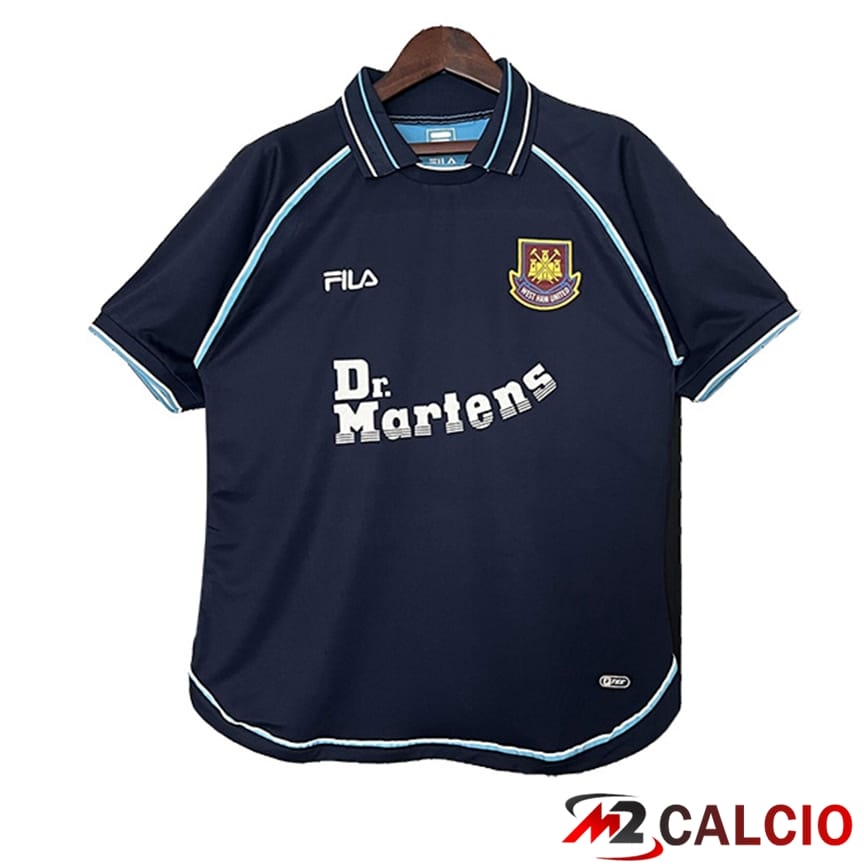 Maglie Calcio Personalizzate,Tute Calcio Squadre,Maglia Nazionale Italiana Calcio | Maglie Calcio West Ham Retro Terza 1999/2001