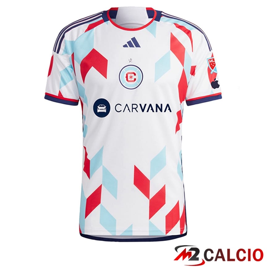 Maglie Calcio Personalizzate,Tute Calcio Squadre,Maglia Nazionale Italiana Calcio | Maglie Calcio Chicago Fire FC Seconda 2024/2025