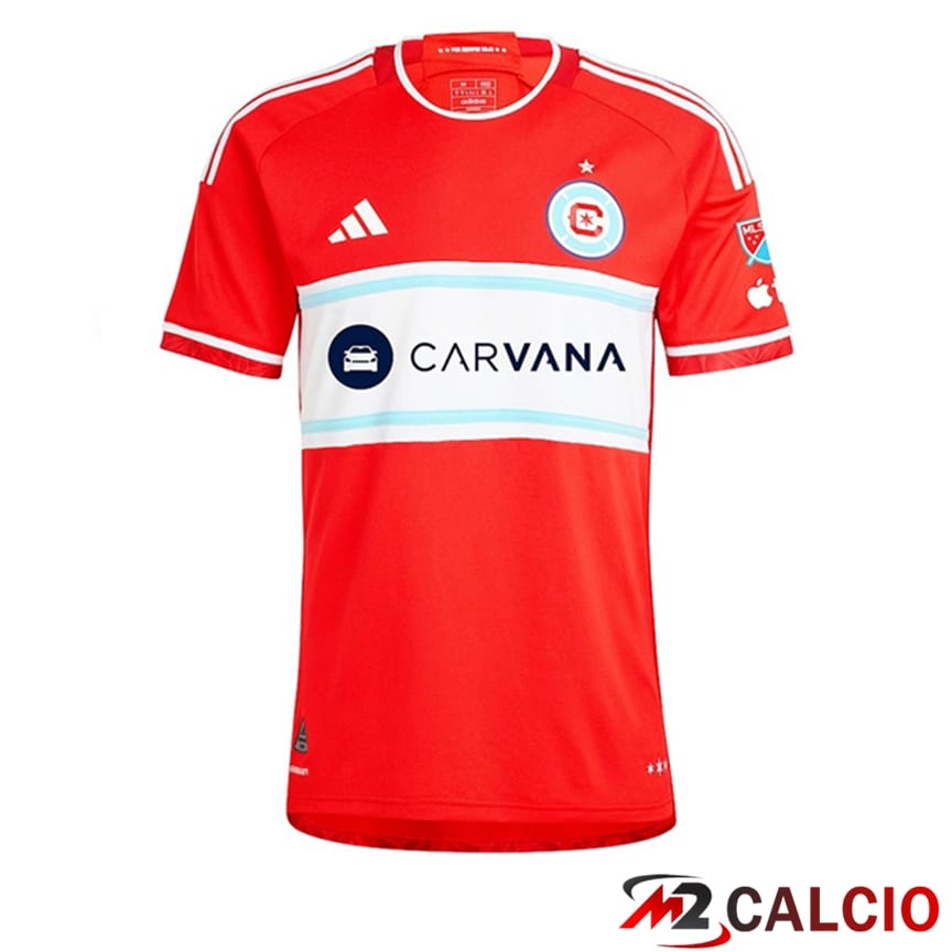 Maglie Calcio Personalizzate,Tute Calcio Squadre,Maglia Nazionale Italiana Calcio | Maglie Calcio Chicago Fire FC Prima 2024/2025