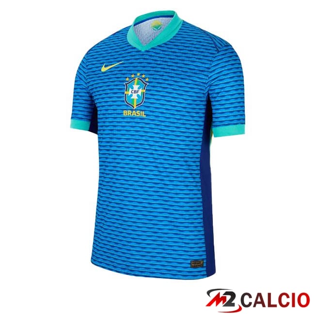 Maglie Calcio Brasile Seconda Blu 2024/2025