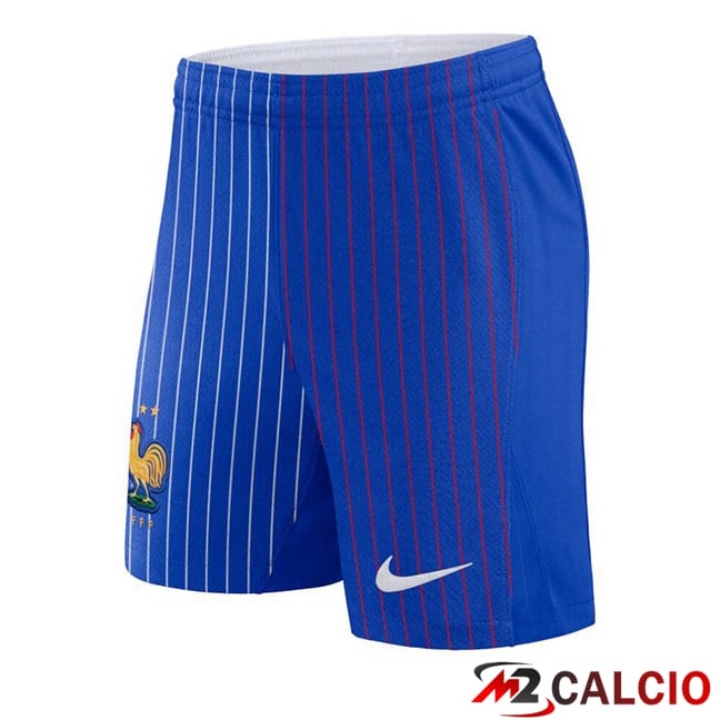 Maglie Calcio Personalizzate,Tute Calcio Squadre,Maglia Nazionale Italiana Calcio | Pantaloncini Calcio Francia Seconda Blu 2024/2025