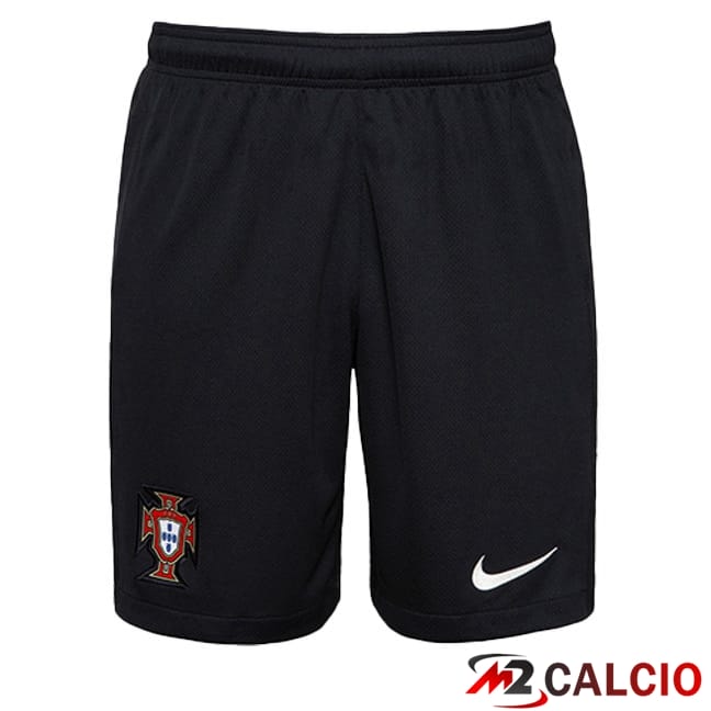 Maglie Calcio Personalizzate,Tute Calcio Squadre,Maglia Nazionale Italiana Calcio | Pantaloncini Calcio Portogallo Seconda Nero 2024/2025