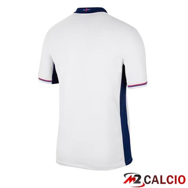 Maglie Calcio Inghilterra Prima Bianco UEFA Euro 2024