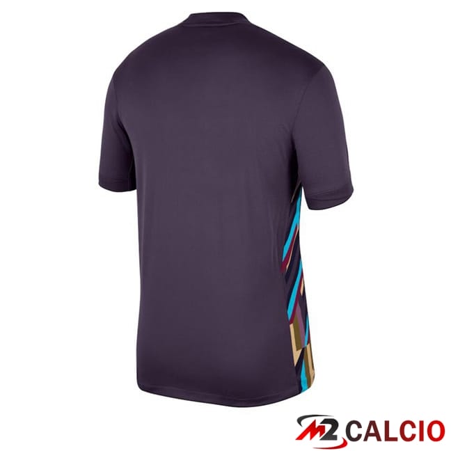 Maglie Calcio Inghilterra Seconda Viola UEFA Euro 2024
